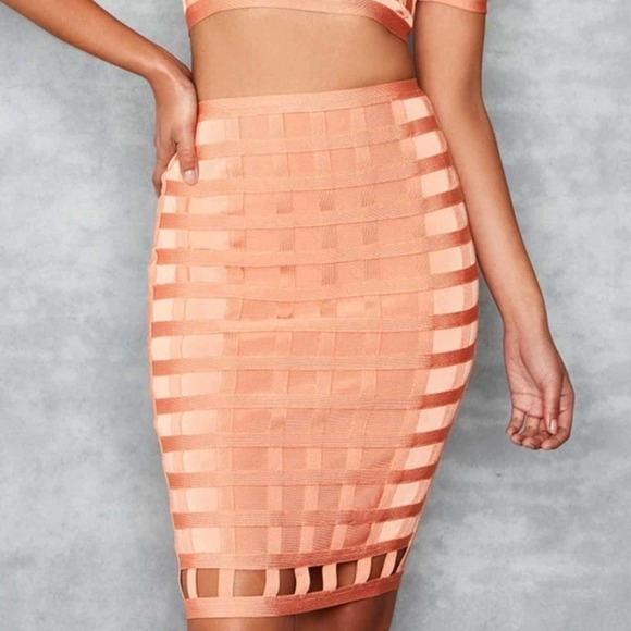 Mistress Rocks Make Believe Bandage Mini Skirt Size Large - Picture 1 of 10